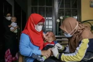 Sebanyak 155.389 Balita di Bandar Lampung Ditarget Mendapat Imunisasi Polio