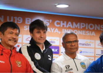 Indra Sjafri bersama pelatih Filipina, Timor Leste dan Kamboja