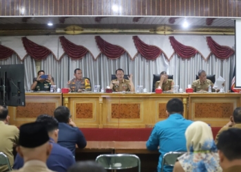 Pemkab Lambar rapat persiapan sambut Presiden