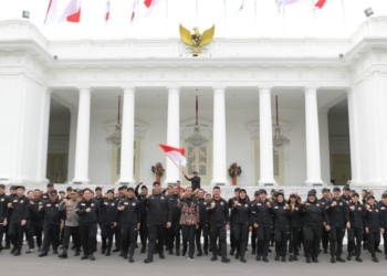 Presiden Jokowi lepas kontingen Indonesia