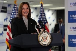 Kamala Harris Langsung Serang Trump di Kampanye Perdana