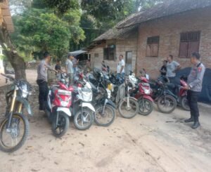 Gerebek Arena Judi Sabung Ayam, Polisi Sita 16 Motor