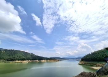 Bendungan Batutegi, Tanggamus, menjadi salah satu sumber daya air di Lampung untuk kebutuhan musim tanam pertanian. Dok ANTARA