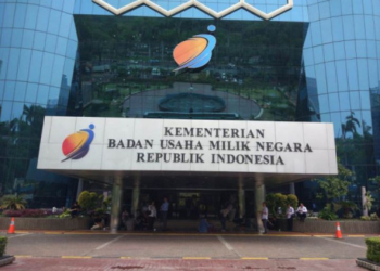 Gedung Kementerian BUMN. Foto: Medcom.