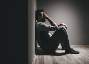 Ilustrasi - Depresi akibat kecanduan judi online.