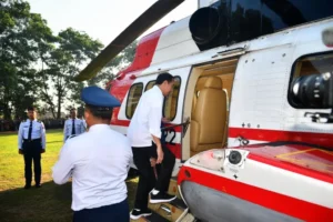 Hari Kedua di Lampung, Presiden Tinjau Panen Kopi hingga Layanan RS