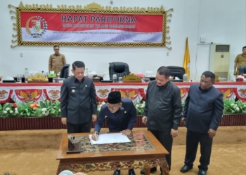 Rapat Paripurna Lanjutan Pembicaraan Tingkat I Terkait Raperda Tentang Pertanggungjawaban Pelaksanaan APBD