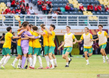 selebrasi timnas U-19 Australia