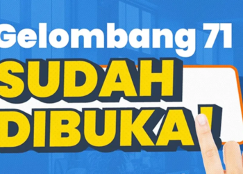 Pendaftaran Kartu Prakerja Gelombang 71 resmi dibuka.
