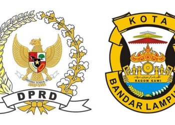 Logo DPRD dan Kota Bandar Lampung. Dok.