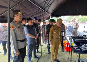 Apel gelar pasukan Polres Way Kanan