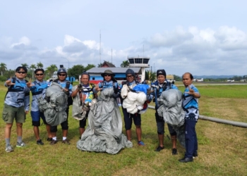 Atlet terjun payung Lampung1