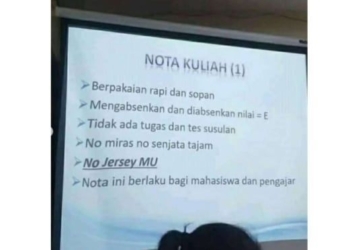 Salah satu perguruan tinggi di Indonesia menerapkan peraturan yang cukup unik terkait cara berpakaian di lingkungan kampus.