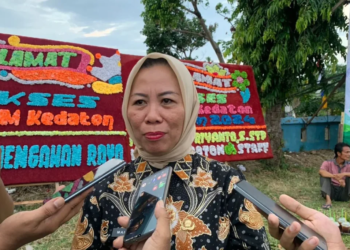 Pelaksana Tugas Asisten 1 Bidang Pemerintahan dan Kesejahteraan​​​​​​​ Pemkot Bandar Lampung Maidasari saat dimintai keterangan di Bandar Lampung, Jumat, 2 Agustus 2024. Dok/Antara