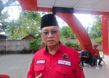 Sekretaris DPD PDI Perjuangan Lampung, Sutono.