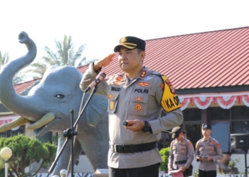 Kapolres Lambar apel siaga operasi mantap praja krakatau