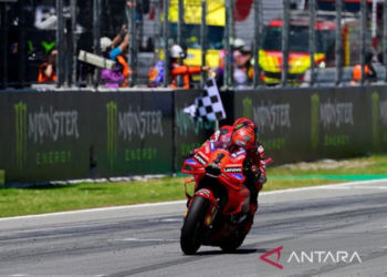 Pembalap Ducati Italia Francesco Bagnaia