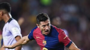 Penyerang Barcelona Robert Lewandowski Ukir Rekor di Liga Champions