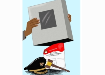 Ilustrasi Selamatkan Demokrasi. Dok. Lampung Post