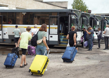 evakuasi warga Rusia dari Kursk