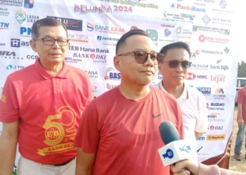 Foto. Kepala OJK Lampung, Otto Fitriandy dalam acara pembukaan Sports and Arts Financial Services Industry Competition (Spirit)