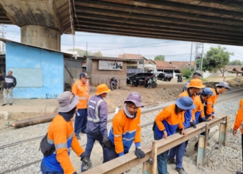 KAI Lampung Tutup Delapan Perlintasan Sebidang Liar