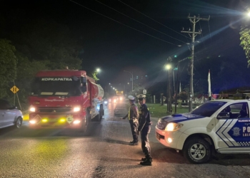 Ciptakan Keamanan Pengendara saat Malam di Lamteng