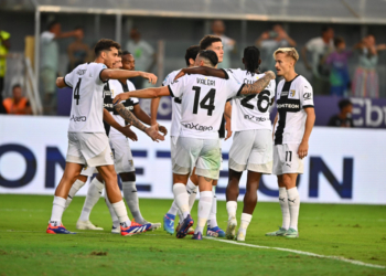 perayaan pemain Parma