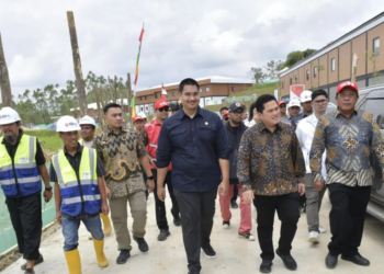 tinjau pusat pelatihan sepak bola di IKN