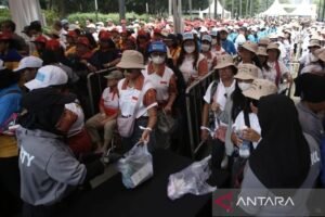 Umat Katolik Mulai Padati GBK untuk Misa Akbar Bersama Paus Fransiskus