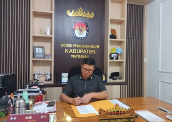 Ketua KPU Kabupaten Way Kanan Refki Dharmawan.