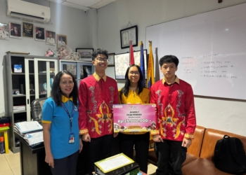 Sejumlah pelajar Lampung memastikan meraih gelar juara di ajang Festival dan Lomba Seni Siswa Nasional (FLS2N) 2024. Dok Lampost.co