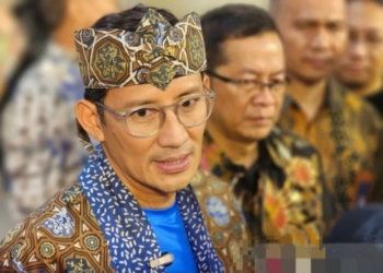 Waspada gempa megathrust. Menteri Pariwisata dan Ekonomi Kreatif (Menparekraf), Sandiaga Uno. Dok/Antara