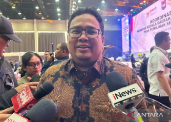 Ketua Bawaslu RI Rahmat Bagja saat memberikan keterangan di kawasan Ancol, Jakarta, Selasa (17/9/2024). ANTARA/Rio Feisal