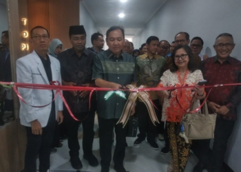 Rumah Sakit Urip Sumoharjo meluncurkan Instalasi Radioterapi atau membuka layanan radioterapi untuk pasien kanker di Lampung, Sabtu 21 September 2024.