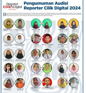 Selamat! Ini 15 Tim Reporter Cilik Digital Lampung Post yang Lolos Audisi