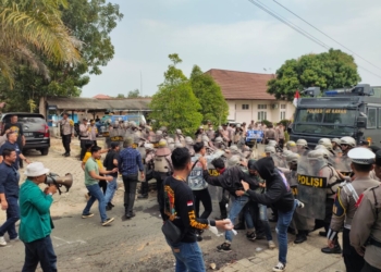 Simulasi sispamkota Polres Way Kanan