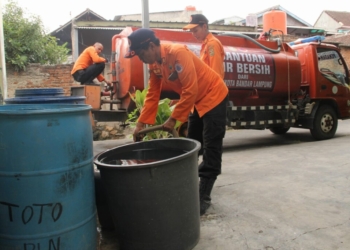 bantuan air bersih Pemkot Bandar Lampung
