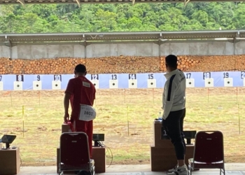 cabor menembak tambah emas