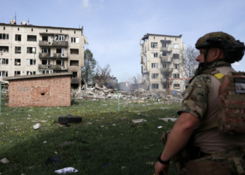 kehancuran di Donetsk