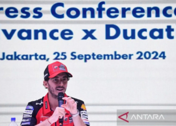 konferensi pers Bagnaia