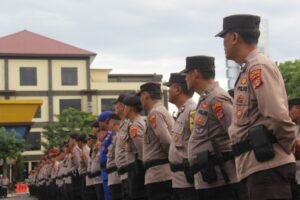 160 Personel Polresta Amankan Hari Pertama Kampanye Pilwalkot Bandar Lampung 