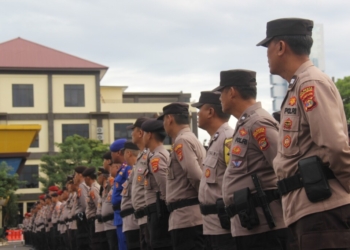 160 Personel Polresta Amankan Hari Pertama Kampanye Pilwalkot Bandar Lampung