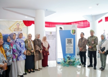 Foto. Tugu Baca Perpusda Lampung.