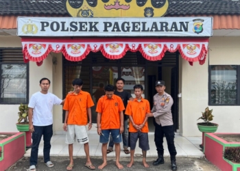 polsek pagelaran tangkap pelaku curanmor dan penadah