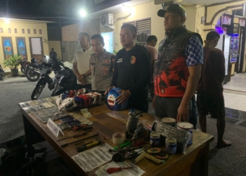 Sindikat Pemalsu Nomor Mesin Motor Curian Terungkap
