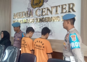 Tersangka pelecehan di panti asuhan di Tangerang(MI/Sumantri)