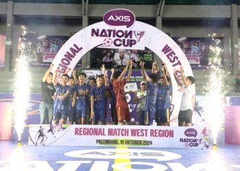 SMAN 4 Metro meraih juara 1 Babak Regional Sumatra Final AXIS Nation Cup (ANC) 2024. Dok XL