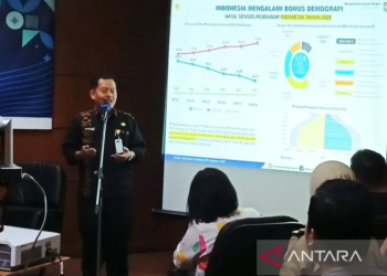 Kepala Badan Pengembangan Sumber Daya Manusia (BPSDM) Kementerian Dalam Negeri (Kemendagri) Sugeng Haryono saat menjadi narasumber di Jakarta, Kamis (24/10/2024). (ANTARA/Khaerul Izan)