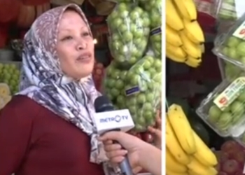 Pedagang buah resah adanya isu kontaminasi residu pestisida pada buah anggur muscat. Dok/Metrotvnews